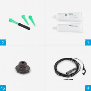 EEG Dry/Wet Electrode Evaluation Kit